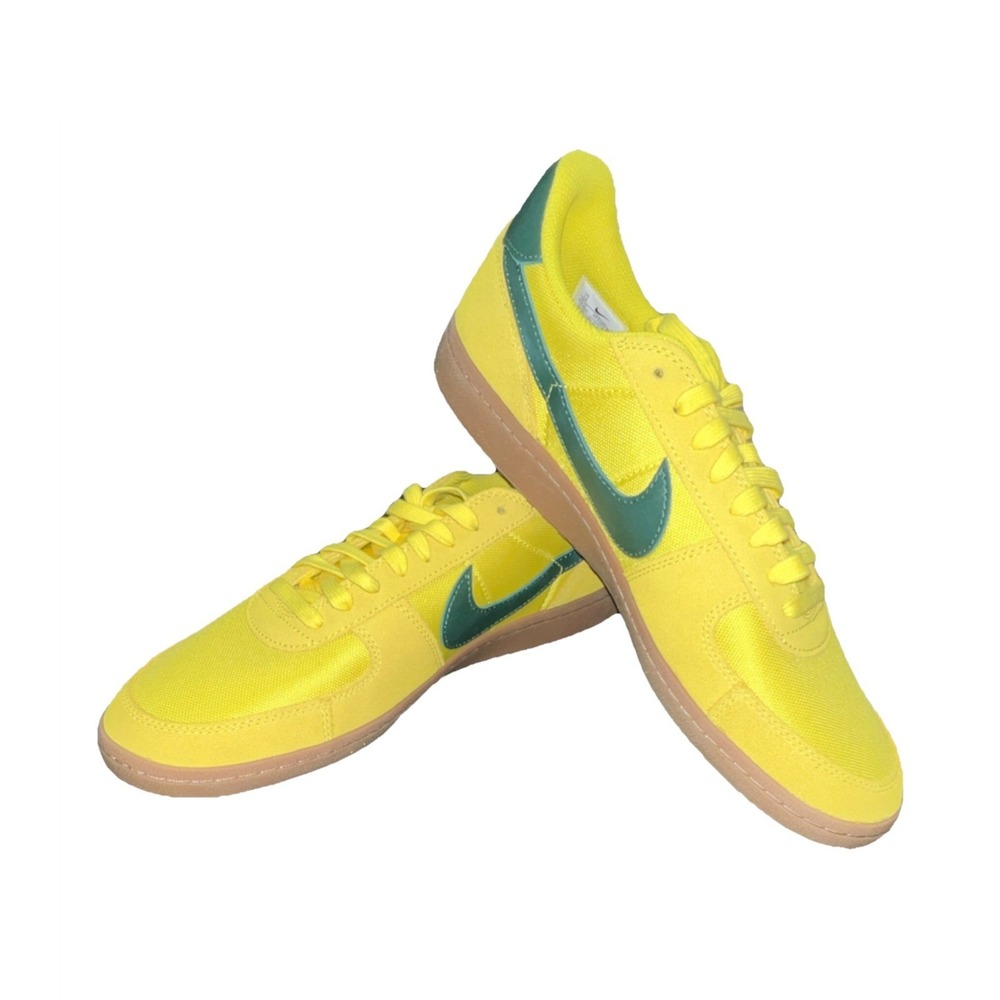 35N14/ Nike Field General 82 Chrome Yellow Fir Low Top Suede Rubber Cleats